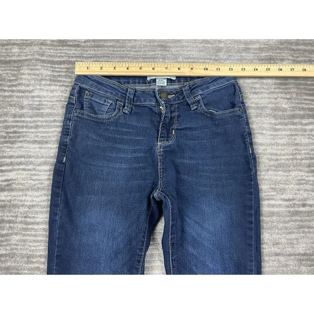 Creative Soul Jeans Juniors 3 Blue‎ Dark Wash Skinny Cotton Blend